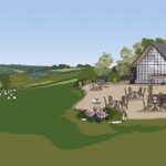 Countryside Barn at Botley Hill Illustration