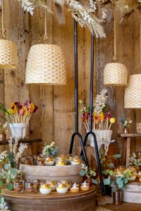 Kalm Kitchen catering at The Barn at Botley Hill