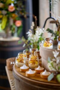 Kalm Kitchen catering at The Barn at Botley Hill