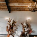 Botanical Pampas wedding shoot at The Barn at Botley Hill - Sammy Taylor Photography